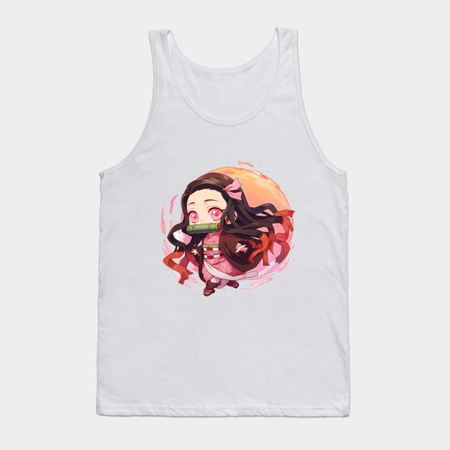 chibi nezuko Tank Top by WabiSabi Wonders